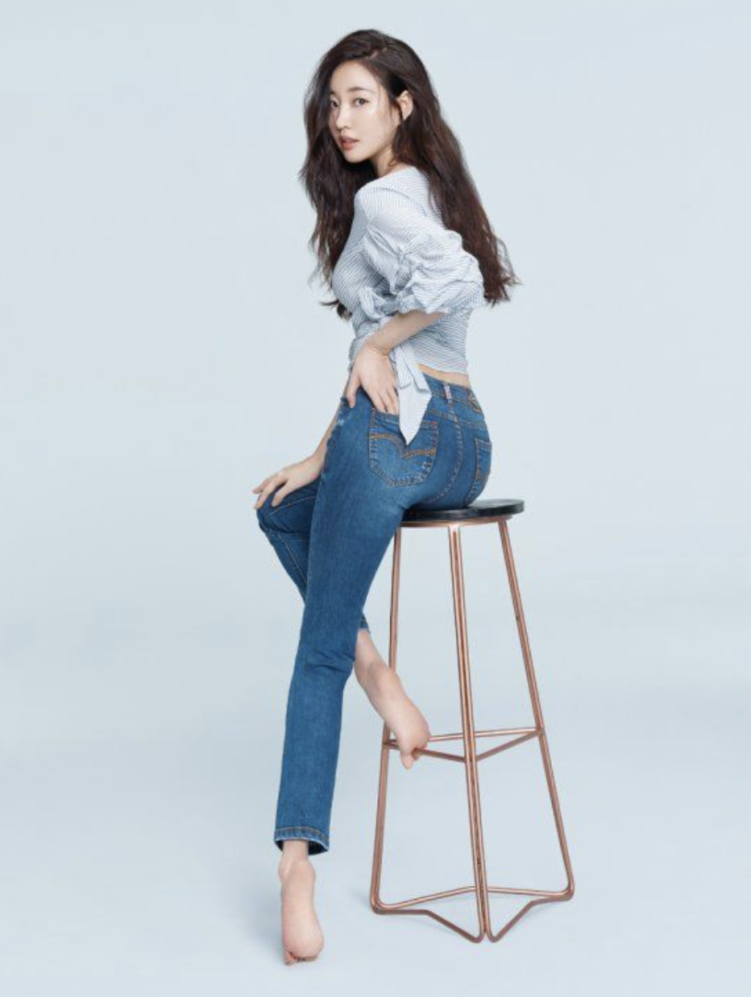 김사랑 청바지 핏
