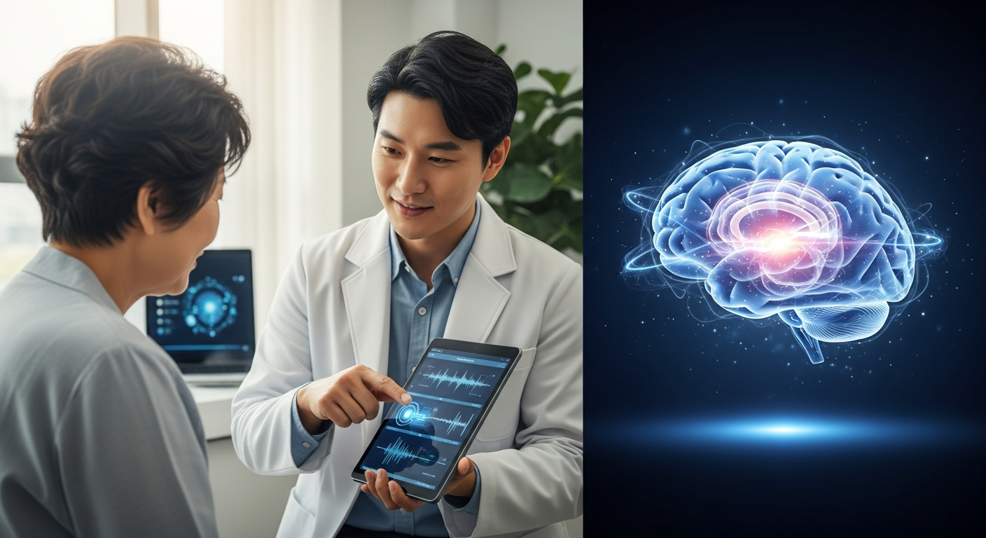 스마트폰을 활용한 디지털 수면 치료제와 건강한 수면 습관 교정 인포그래픽