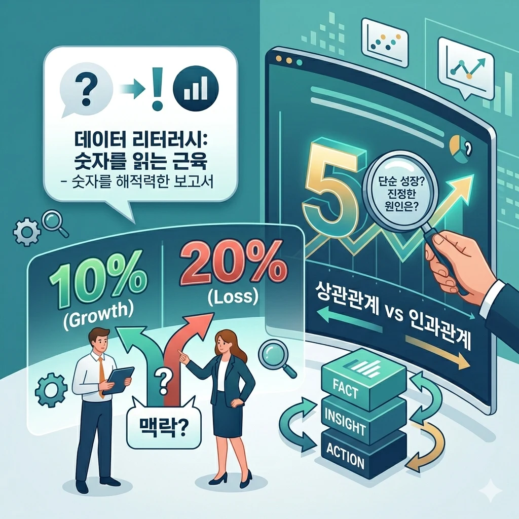 데이터 리터러시: 숫자를 읽는 근육 키우기