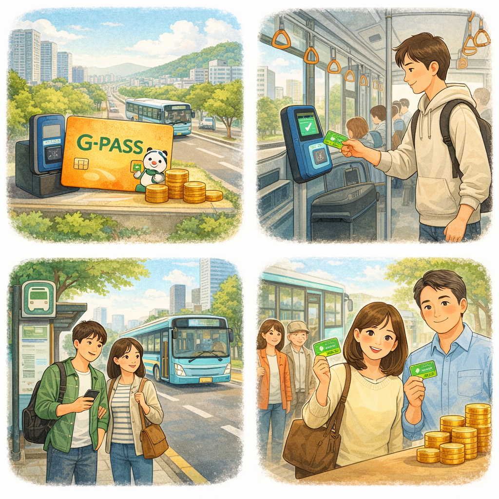 광주형 대중교통비 지원, 광주 G-패스 — 누가 어떻게 받을까?