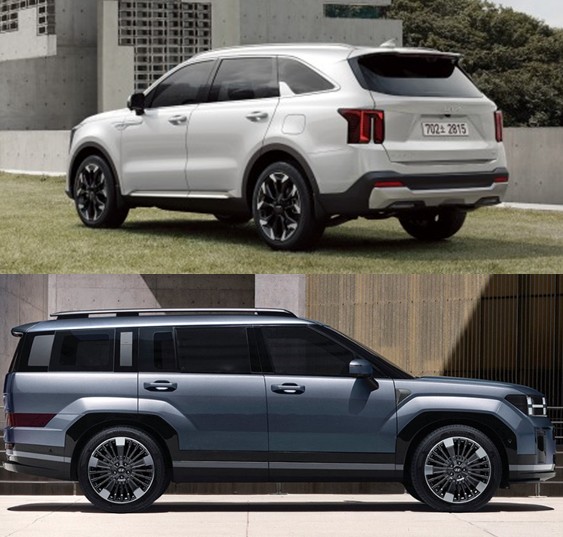 쏘렌토 vs 싼타페 신차 가격 비교 : 트림별, 하이브리드