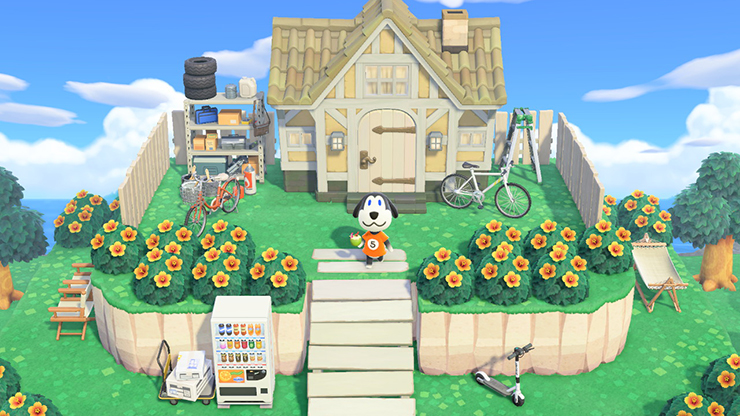 벤 - 꿈꾸던 마운틴 바이크 / 모동숲 해피홈 파라다이스