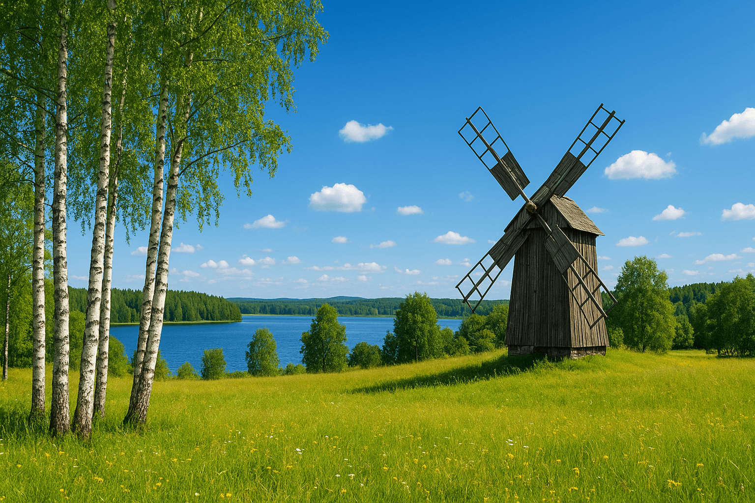 대표적인 여름 북유럽 이미지