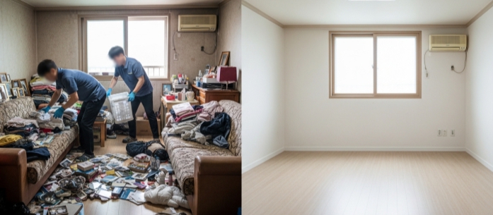 홍성 고독사청소중