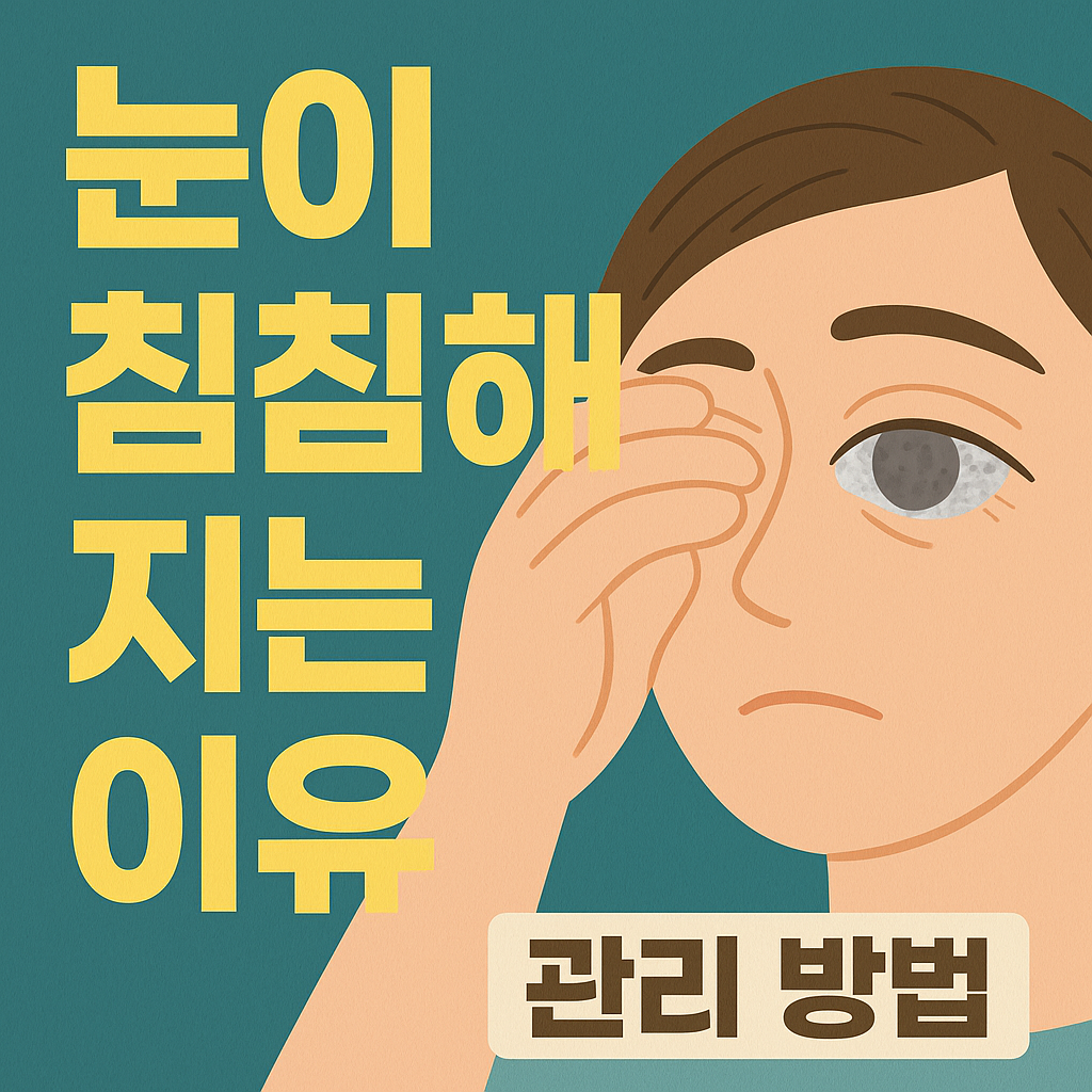 눈이 침침해지는 이유