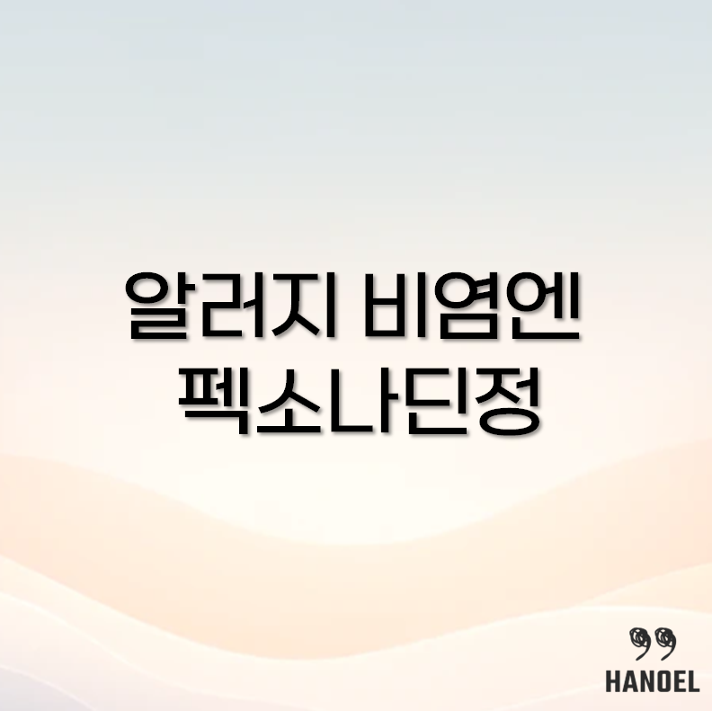 펙소나딘정