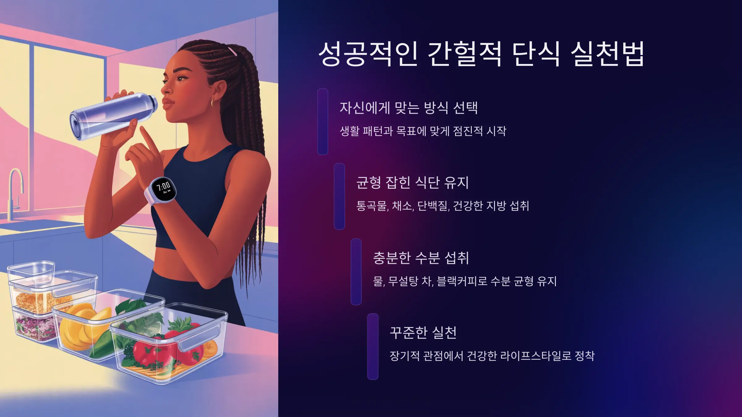 간헐적 단식, 현명한 실천과 지속 가능한 건강 관리