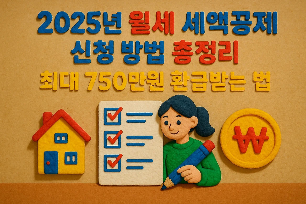 월세 세액공제 신청 방법 총정리 이미지