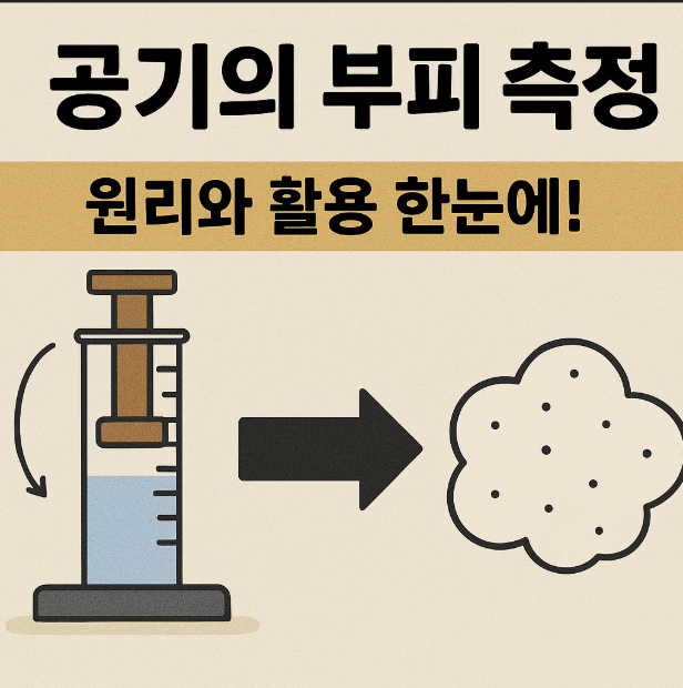 공기의 부피 변화를 측정하는 실험 기구의 원리와 활용