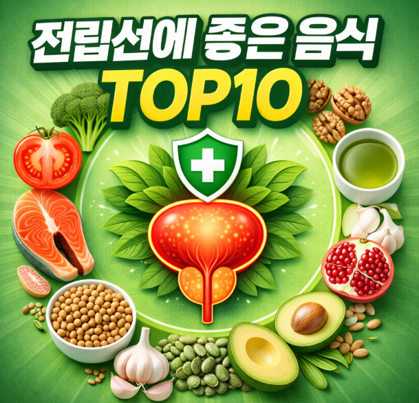 전립선 건강에 좋은 음식 10가지, 꼭 먹어야 할 식품
