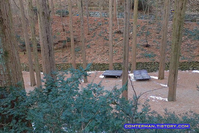 장태산 자연휴양림 산림욕장