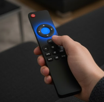 크롬캐스트 리모컨 예시