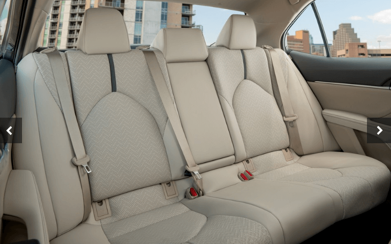 2023 토요타 캠리 2열 시트