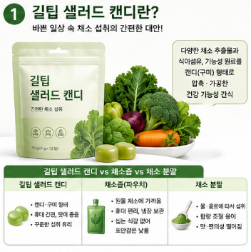 길팁-샐러드-캔디-효능-성분-복용방법-먹는시간-혈당-당뇨