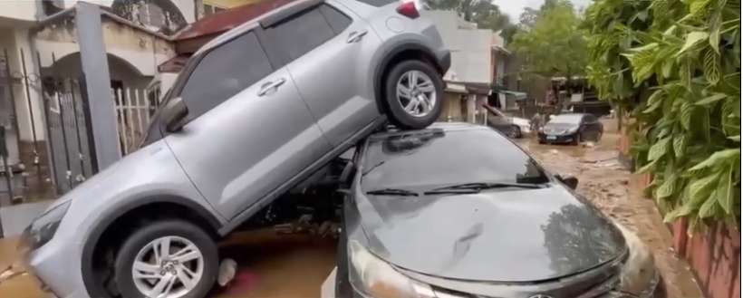 태풍 갈매기 피해 장면