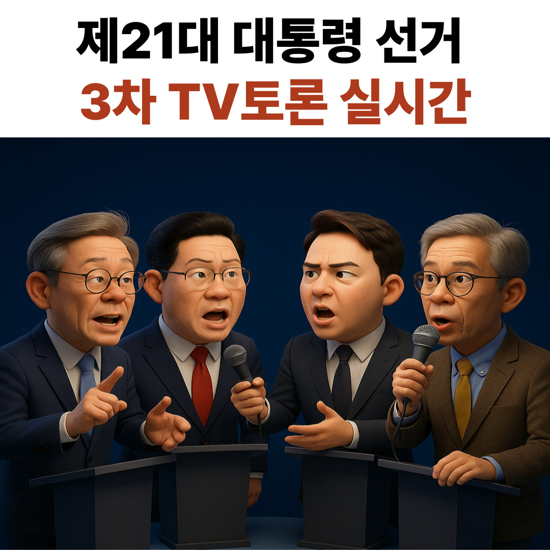제21대 대통령 선거 3차 TV토론 총정리 (관전 포인트) 포스터