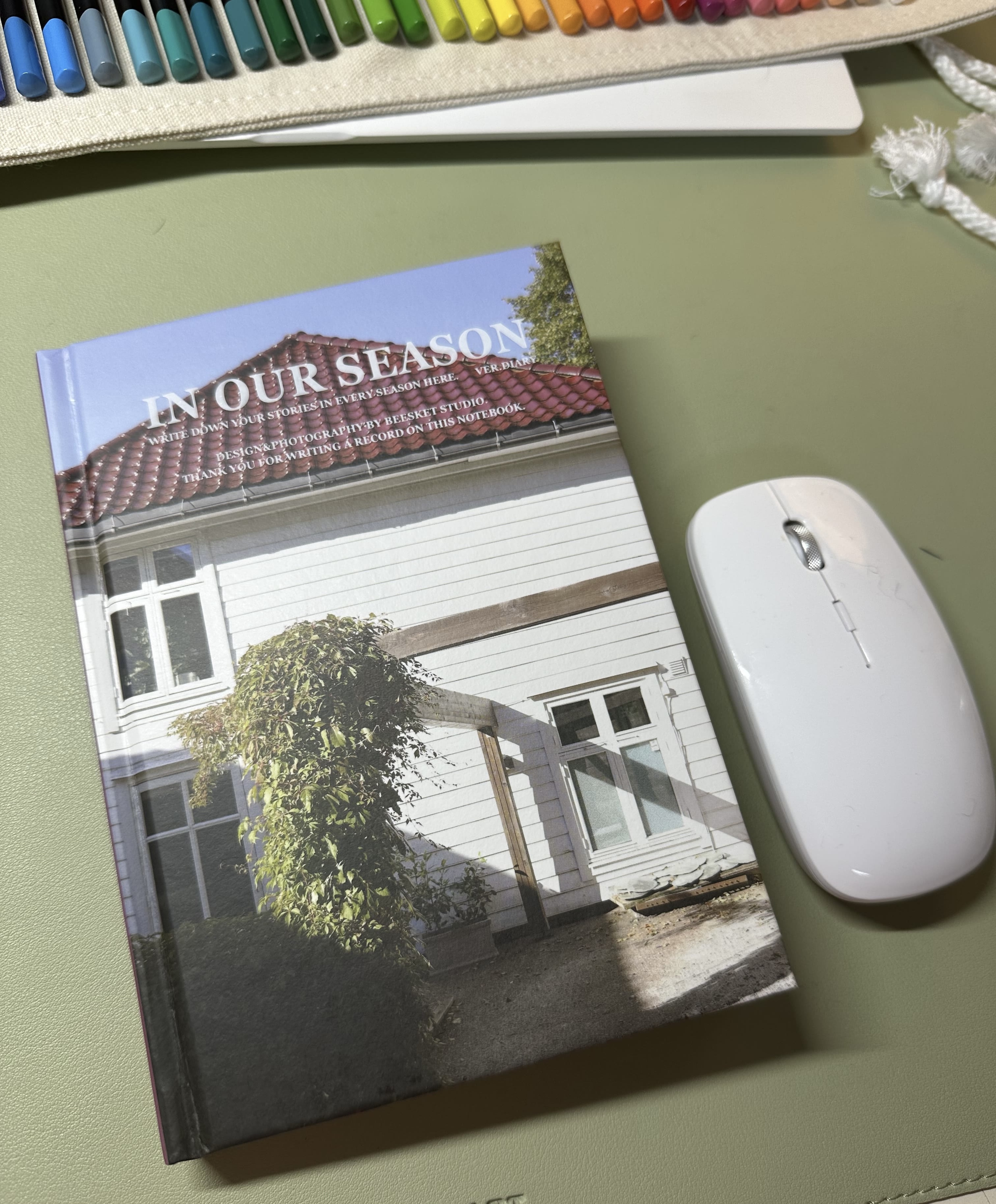 다이어리 마우스와 크기비교