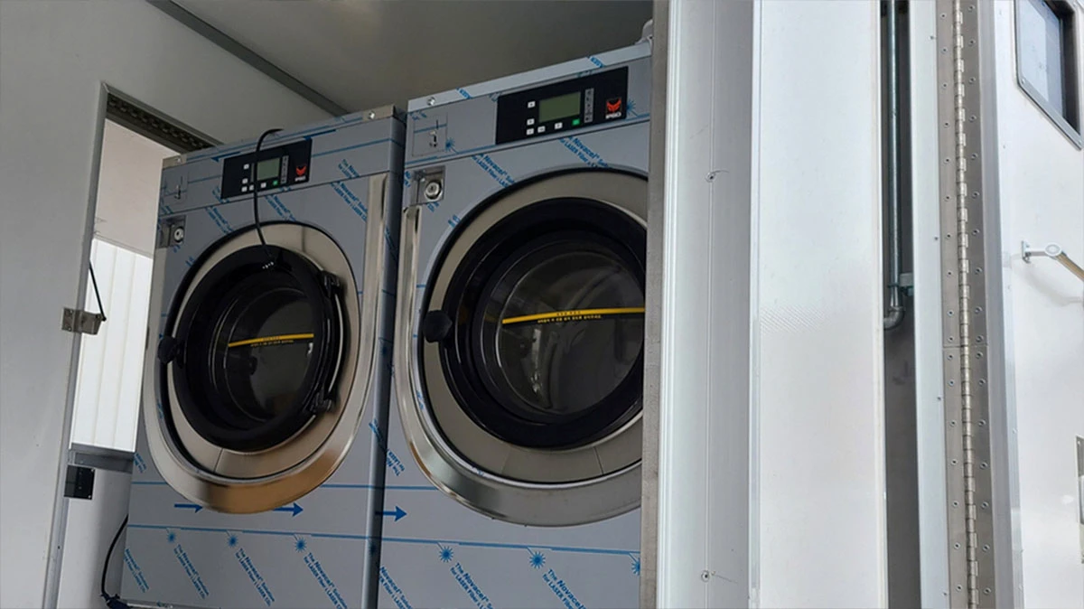 이동 빨래방 트럭 세탁기