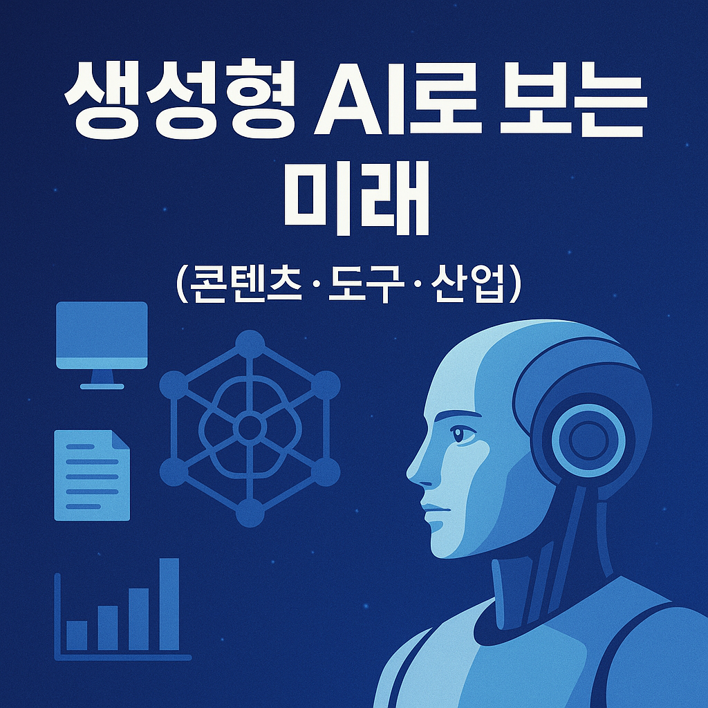 생성형 AI로 보는 미래 (콘텐츠,도구,산업)
