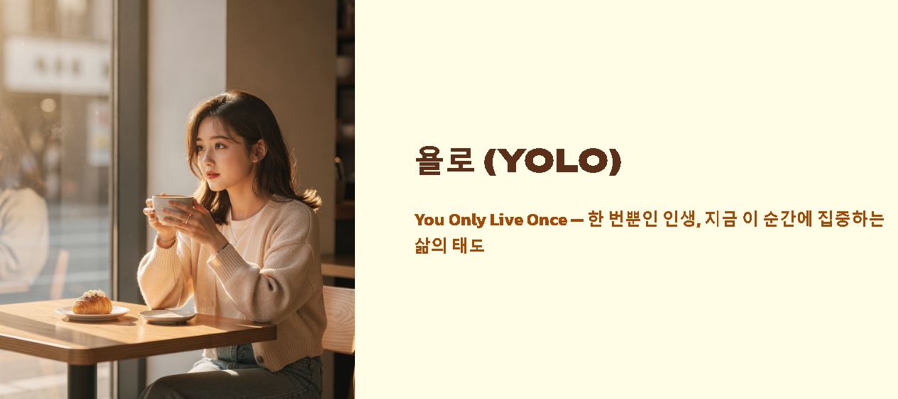 욜로 뜻 YOLO