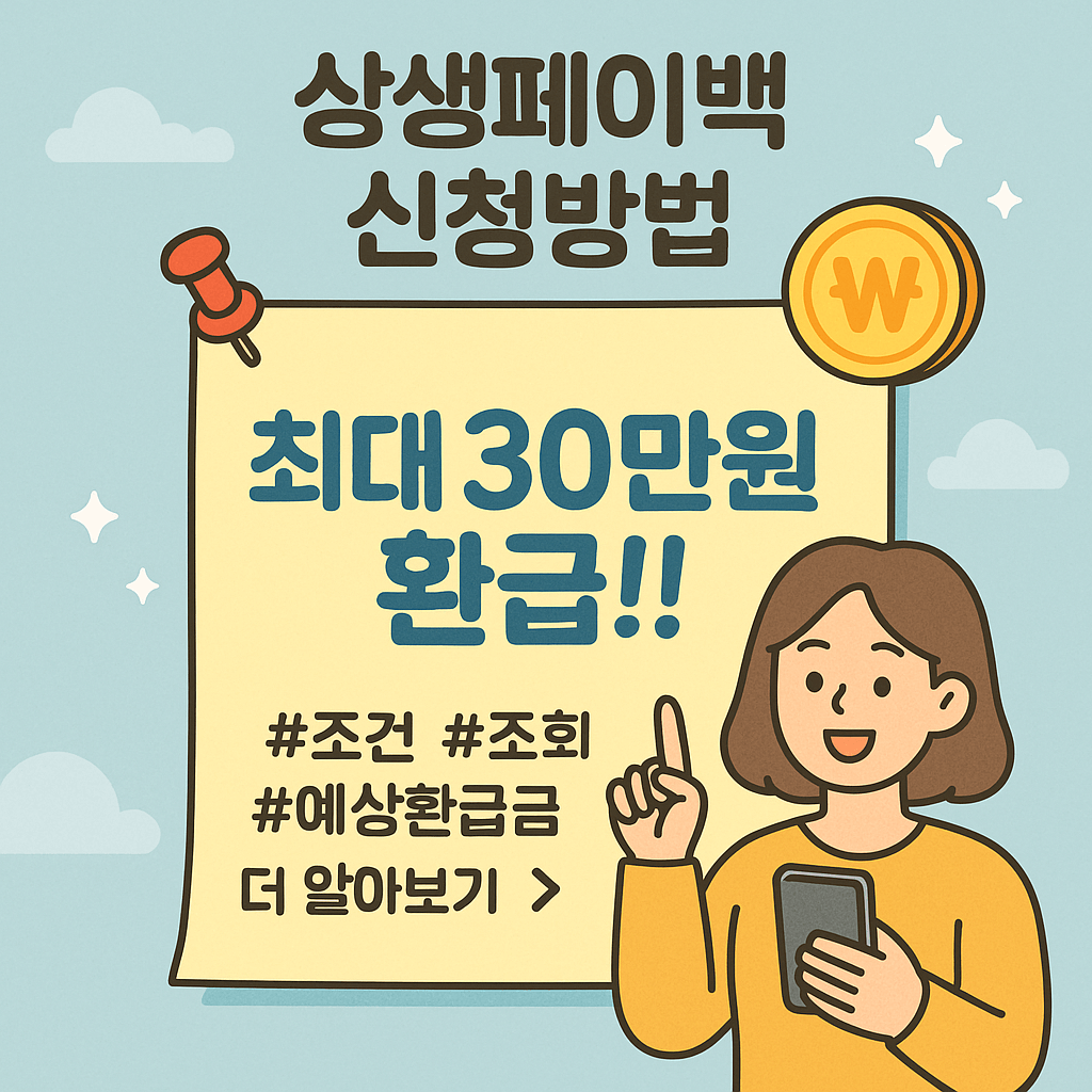 상생페이백 누리집 신청 방법 ❘ 조건&middot;조회&middot;최대 30만원 환급 총정리