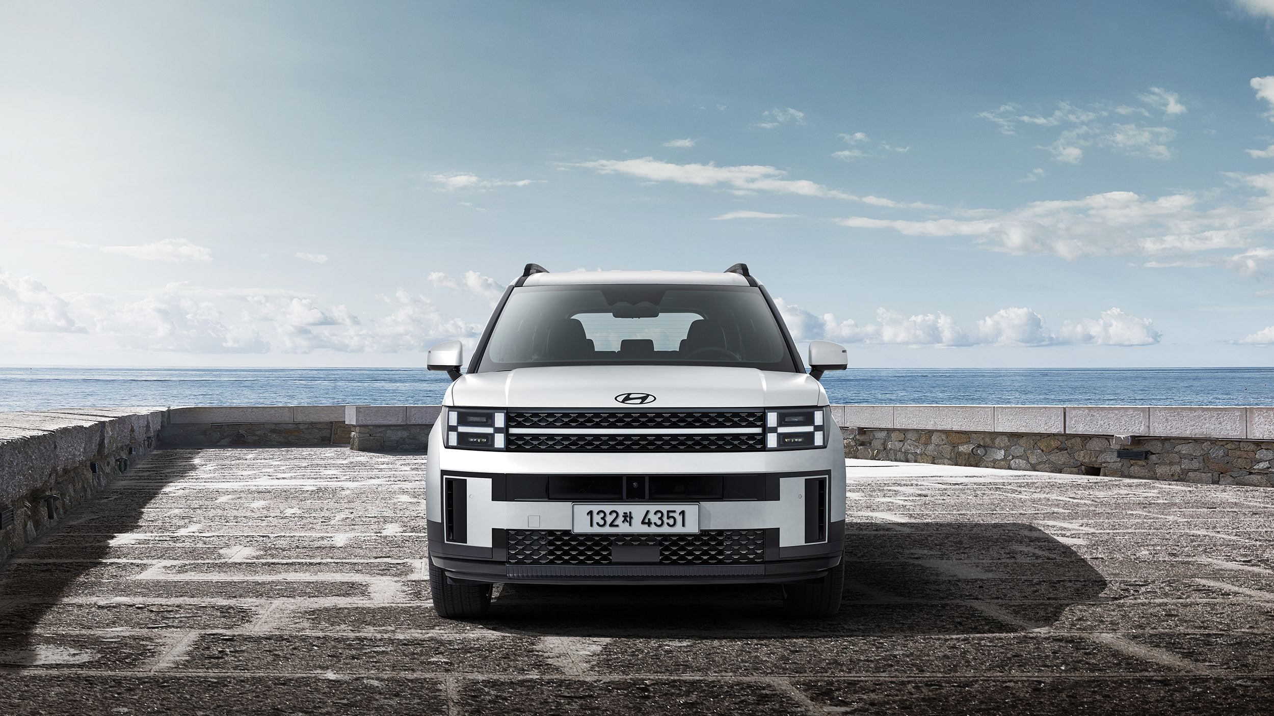 싼타페 풀체인지 캘리그라피 블랙잉크