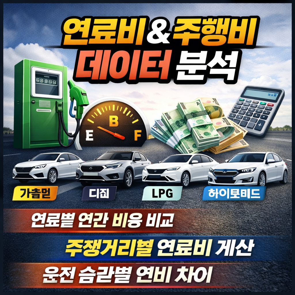 연료비 &amp; 주행비 데이터 분석