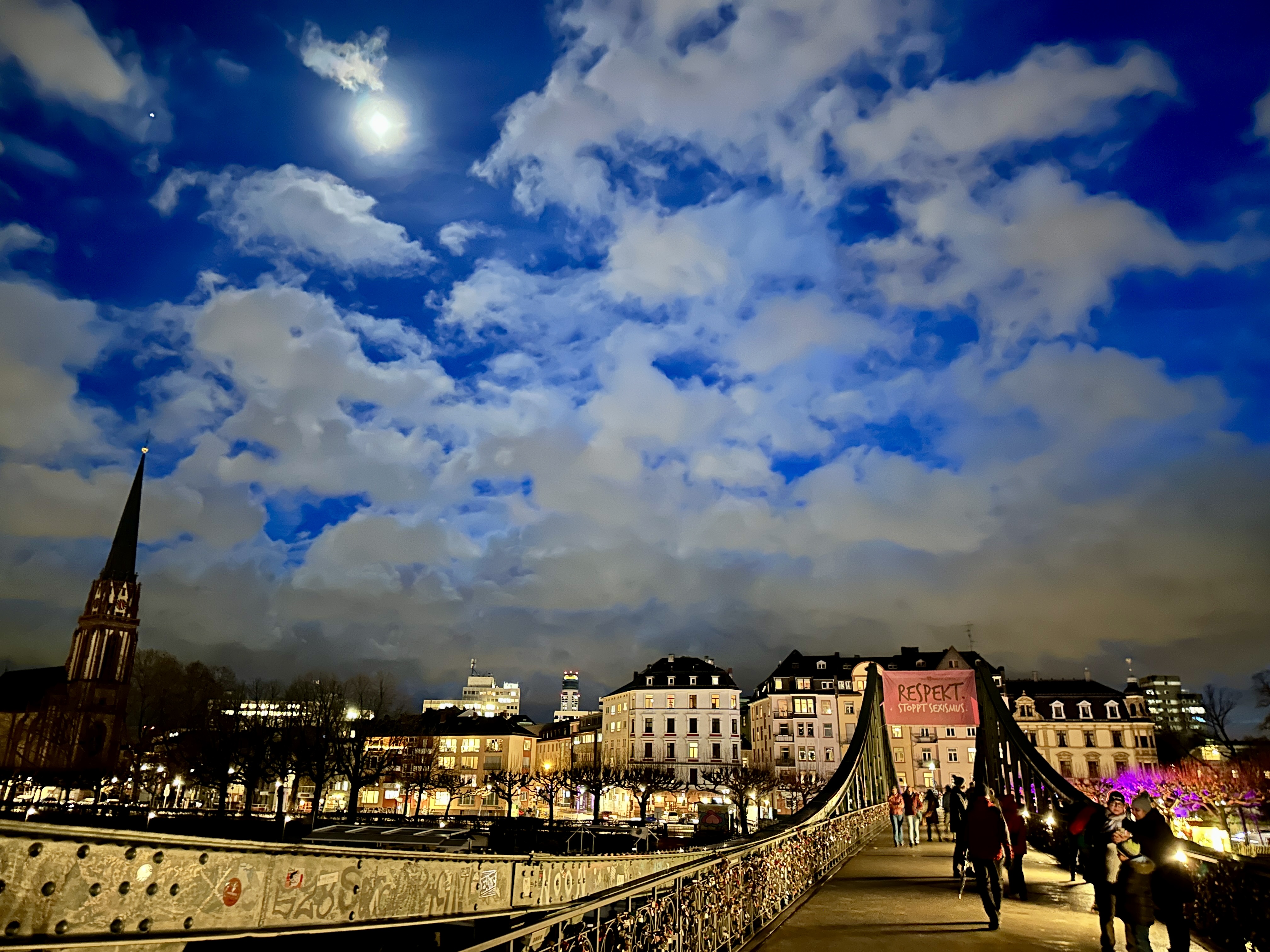 아이젤너 다리 위 야경