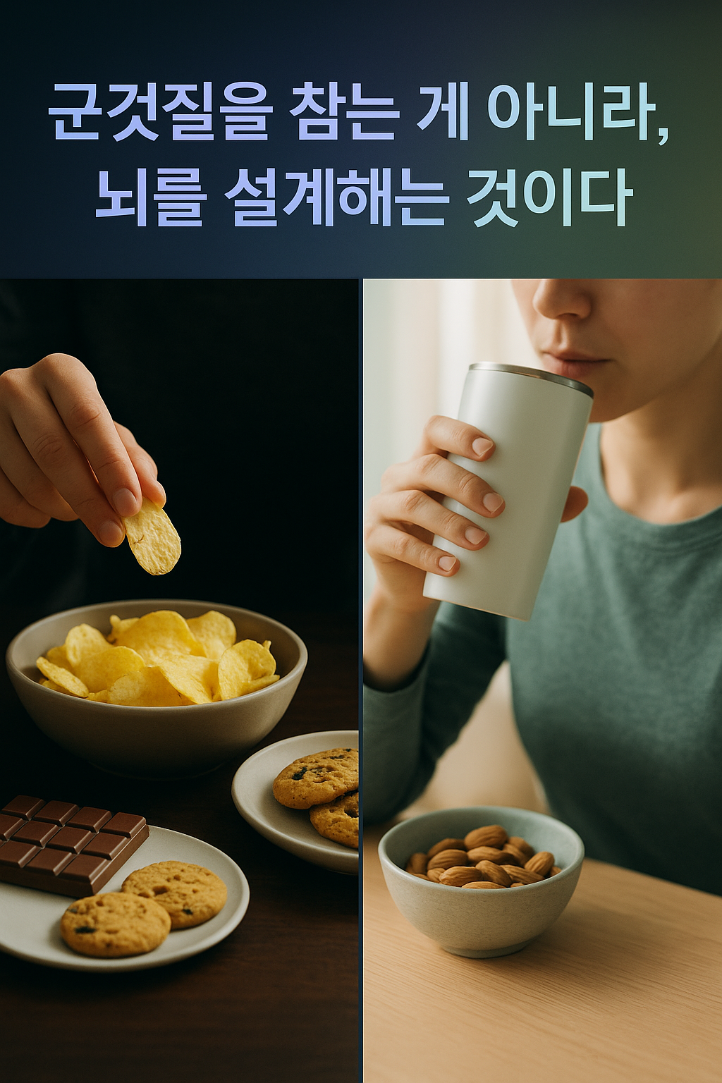 1.군것질을 줄이는 ‘뇌 과학적’ 습관 만들기
