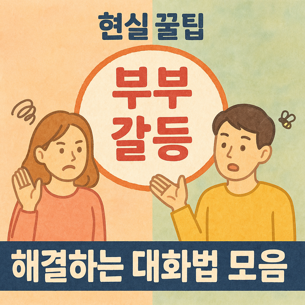 현실 꿀팁: 부부 대화법