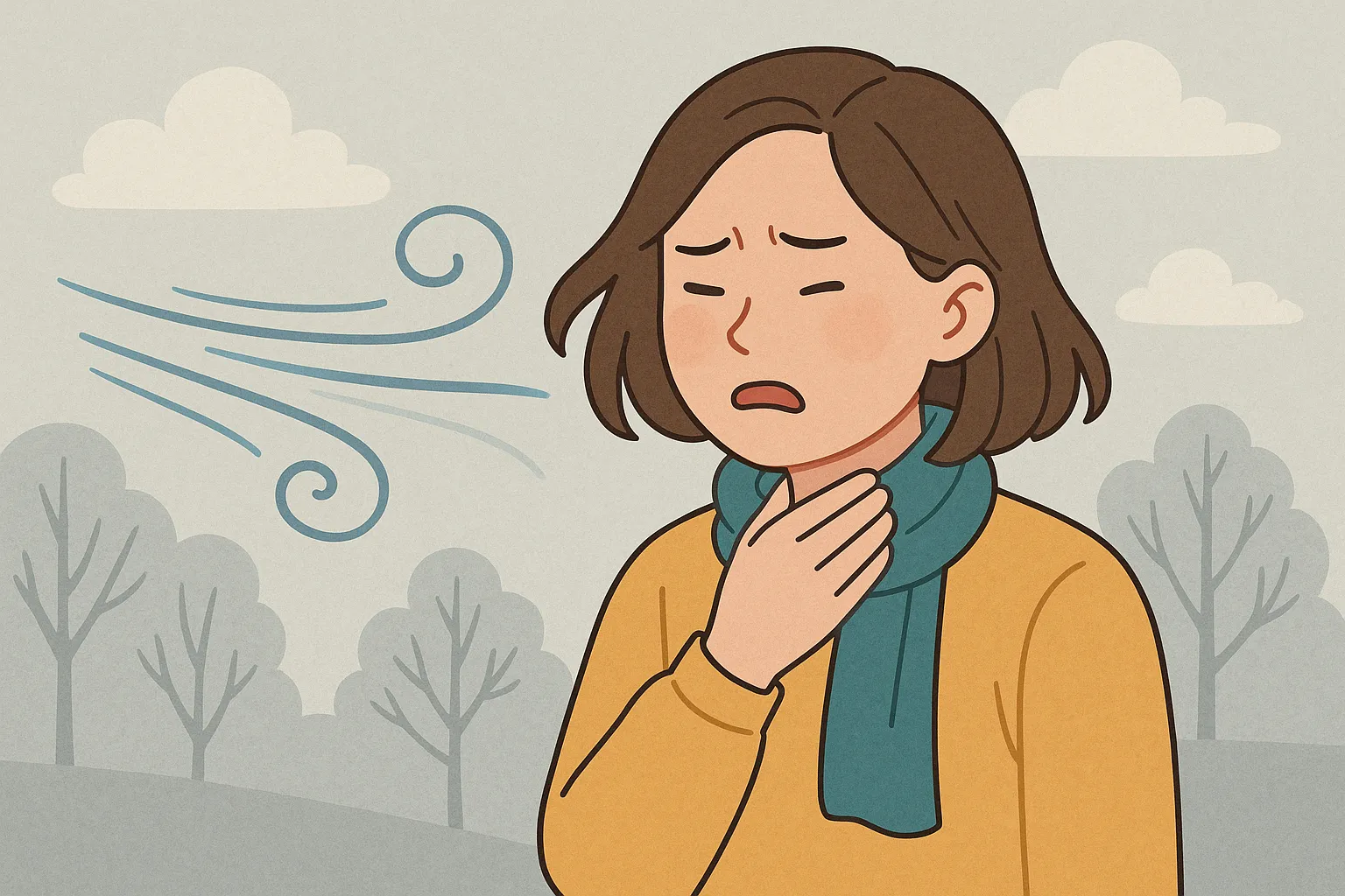 찬-바람이-목에-미치는-영향과-목-건강-관리-중요성