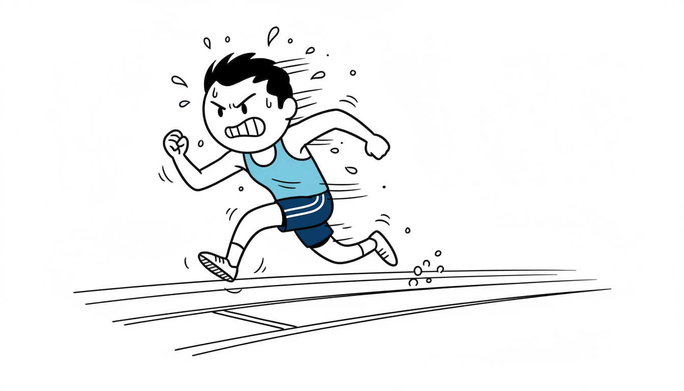 최대 산소 섭취량 향상을 위한 인터벌 러닝