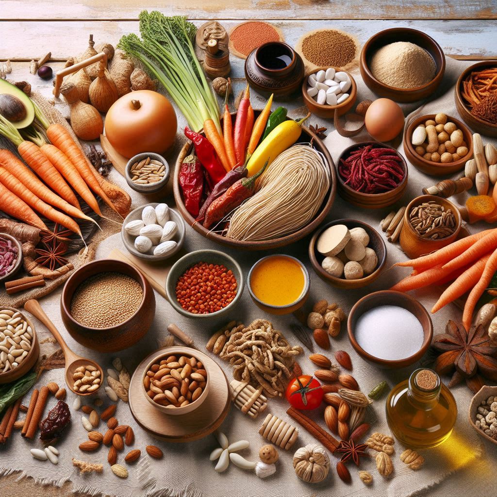 식이섬유가 풍부한 한국 전통 식재료