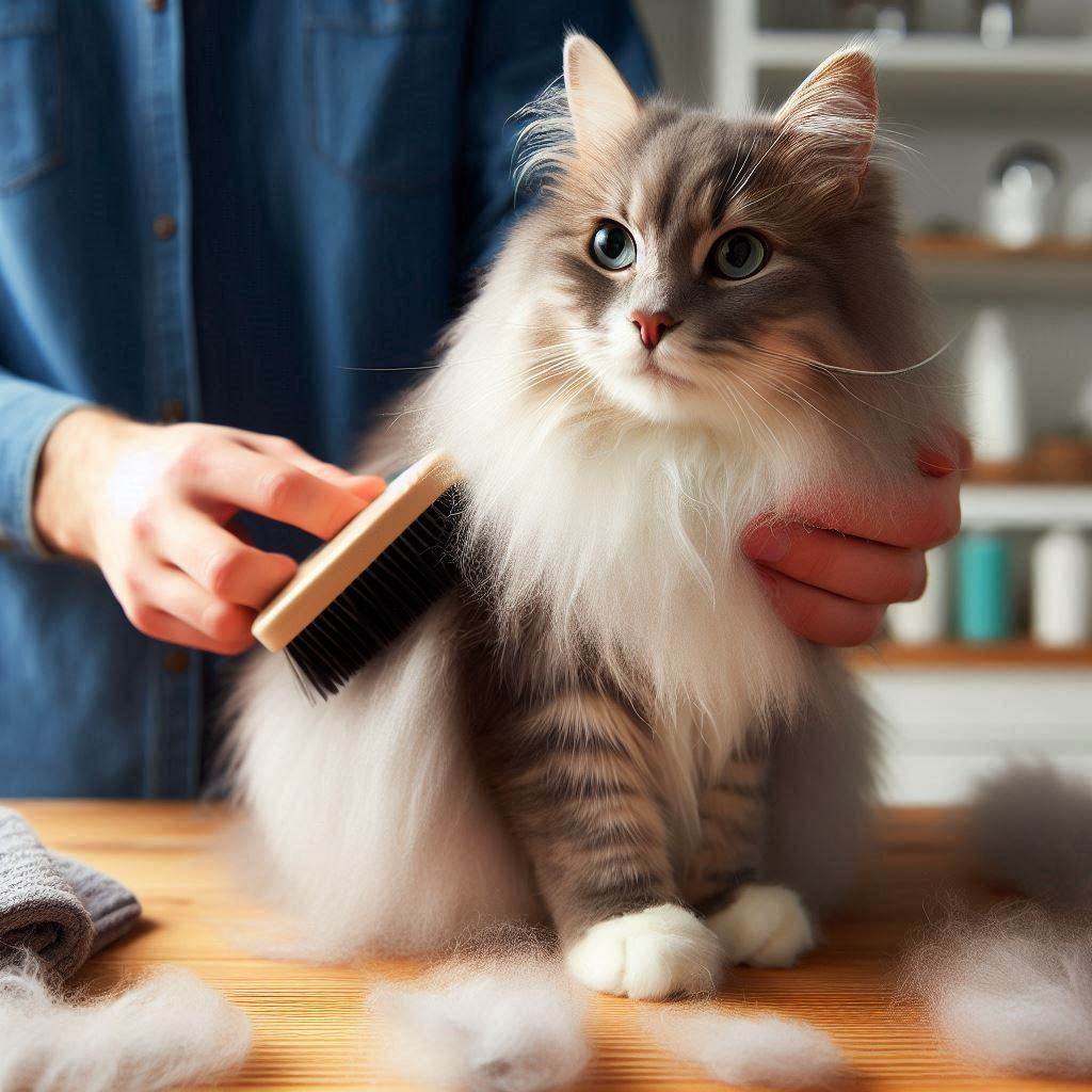 고양이 빗질 방법