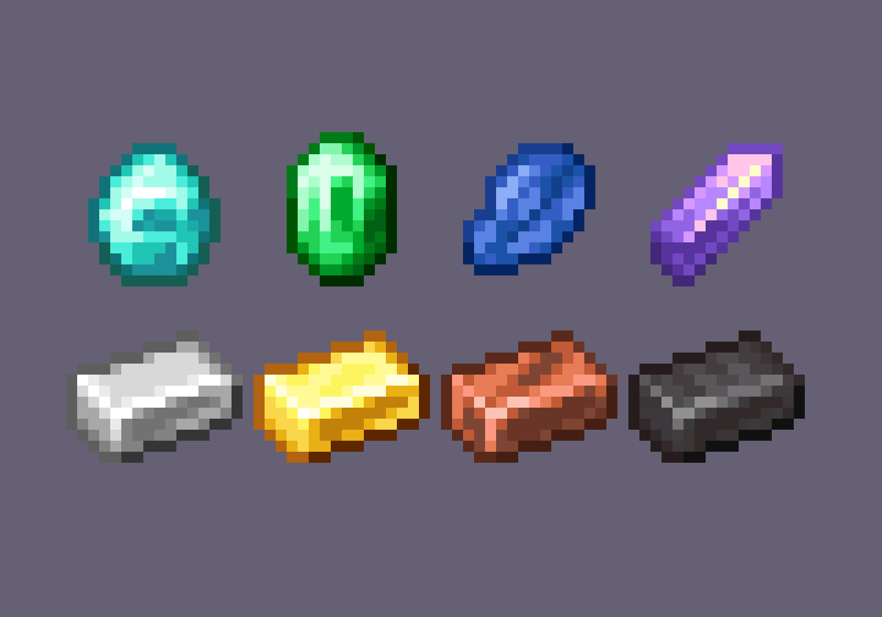 마인크래프트 광물좌표