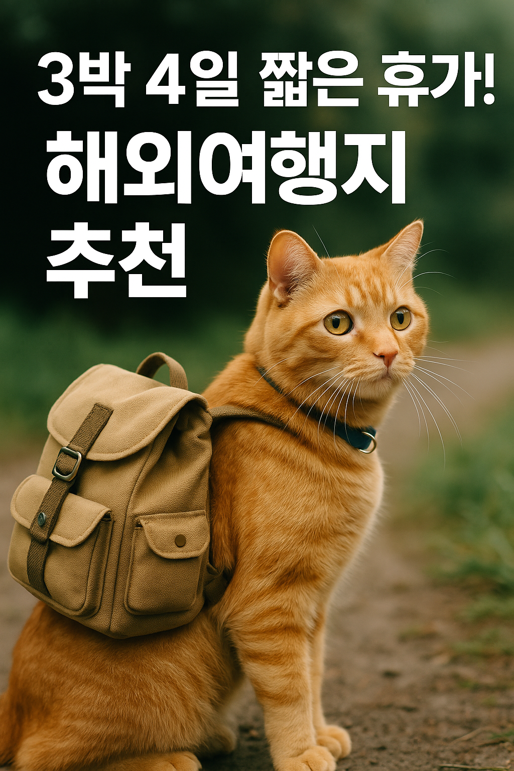 짧은 휴가, 3박4일 해외여행지 추천 완벽 가이드