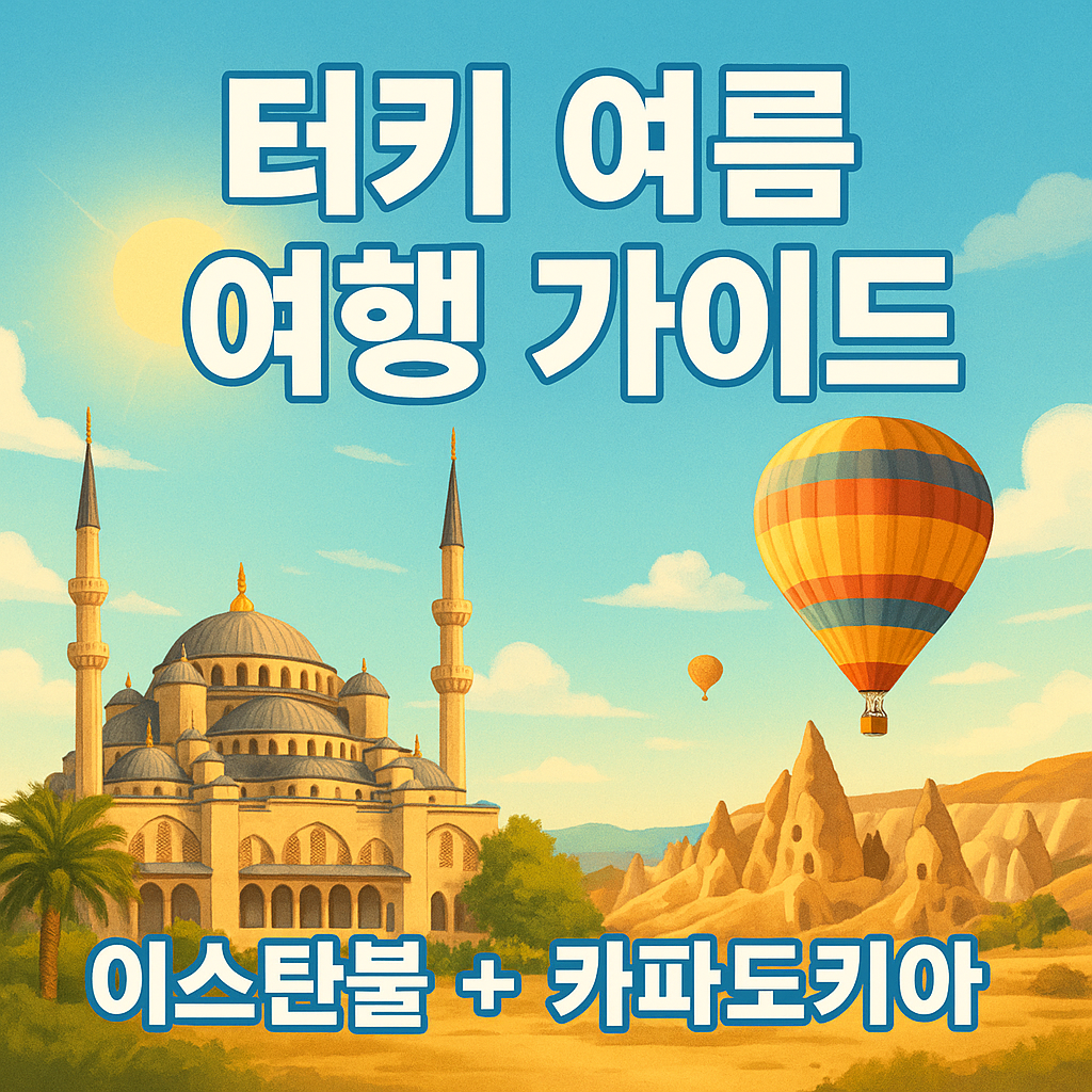 터키 여름 여행 가이드: 이스탄불, 카파도키아