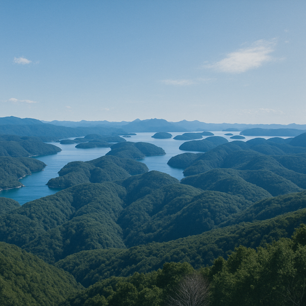 일본의 관광지 에보시다케 전망대의 이미지