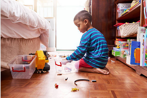 cleanup game for kids