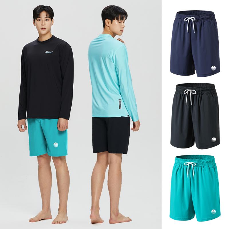 남성 래쉬가드 수영복 반바지 베이직 스윔팬츠