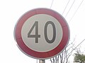최고속도제한(40km/h)