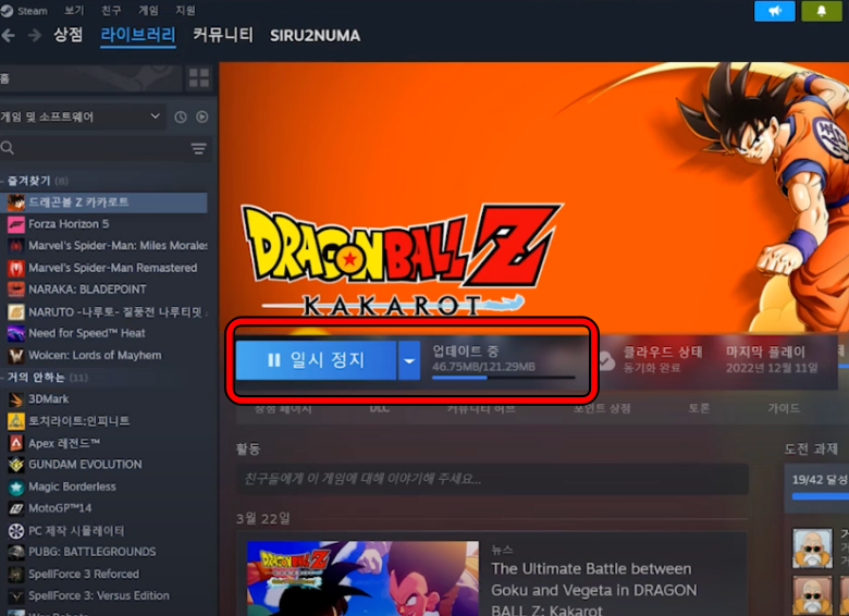 스팀-업데이트