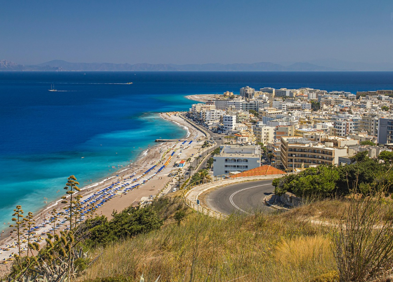 로도스섬의 전경