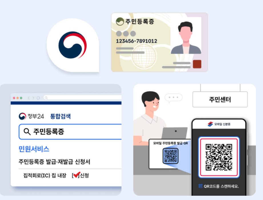 모바일 신분증 발급 방법