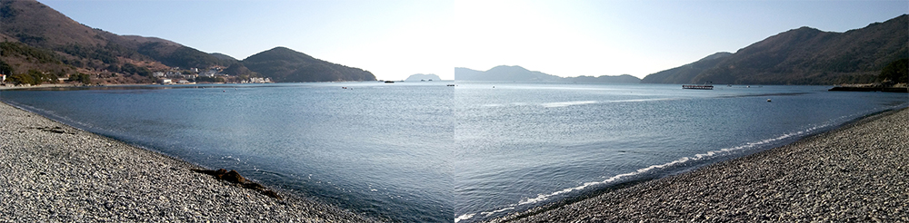 거제도 학동 흑진주 몽돌해변