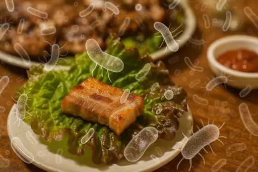 삼겹살엔 상추 필수인데&hellip; 알고 보니 대장암 위험 증폭?