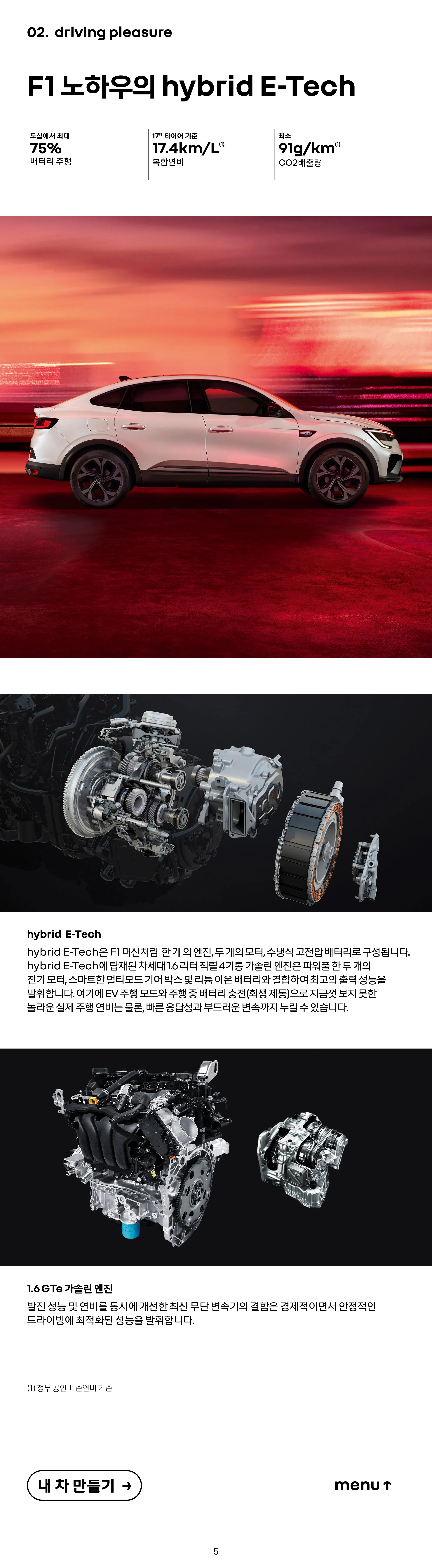 르노 아르카나 차량 및 정보 이미지