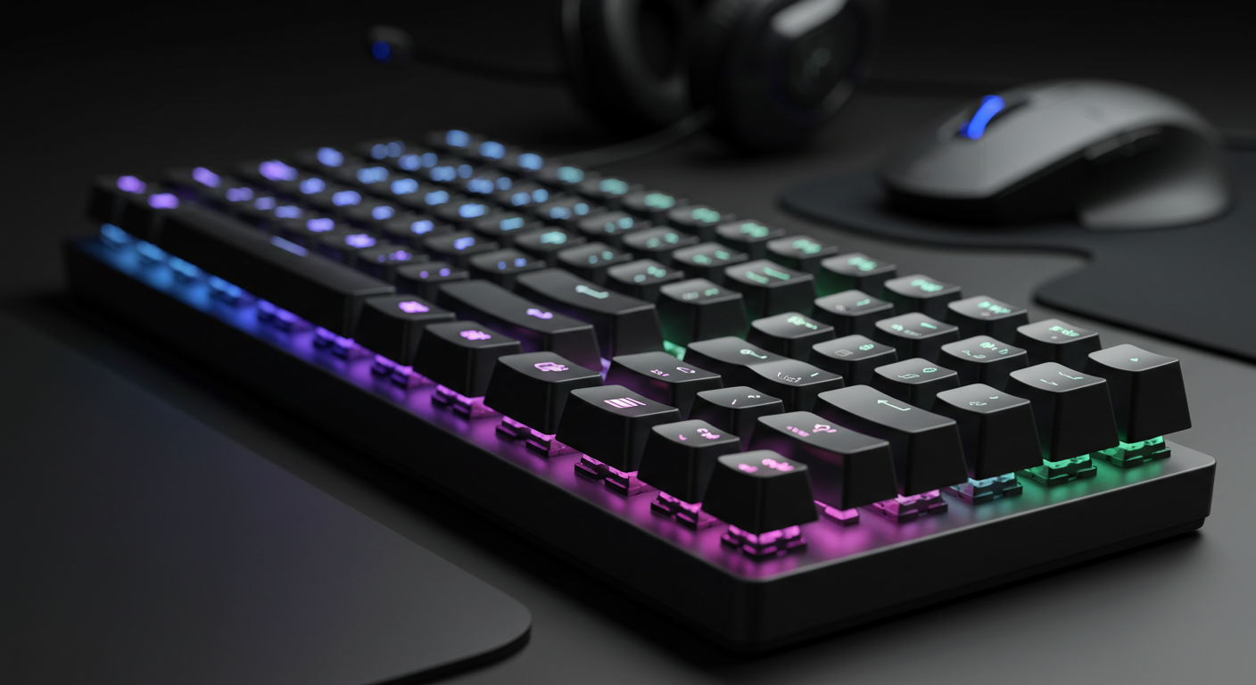 부드러운 타건감과 세련된 디자인! 인기 게이밍 키보드 추천