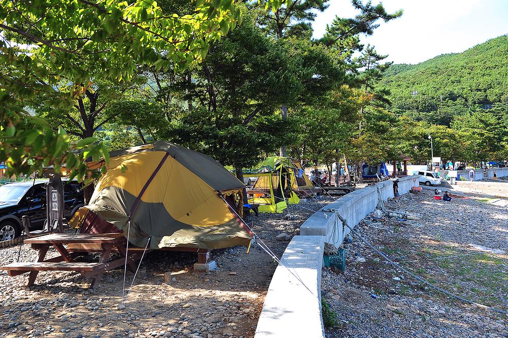 경상남도 남해군 항도야영장 소개