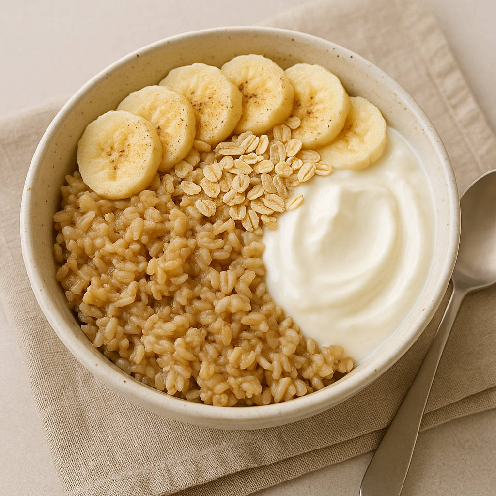 오트밀·바나나·요거트 아침볼위산역류 식단 가이드|야식·커피 타이밍, 하루 식단표까지(1주 체크리스트)